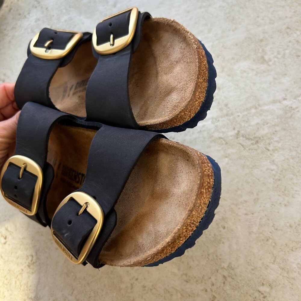 Birkenstock Arizona Womens Sz 40 Big Buckle Sandals - Picture 2 of 9